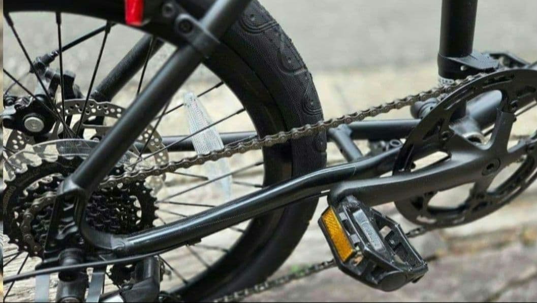 ☆RITEWAY ミニベロ ブラック バスケット付き/美品☆手渡し限定金額