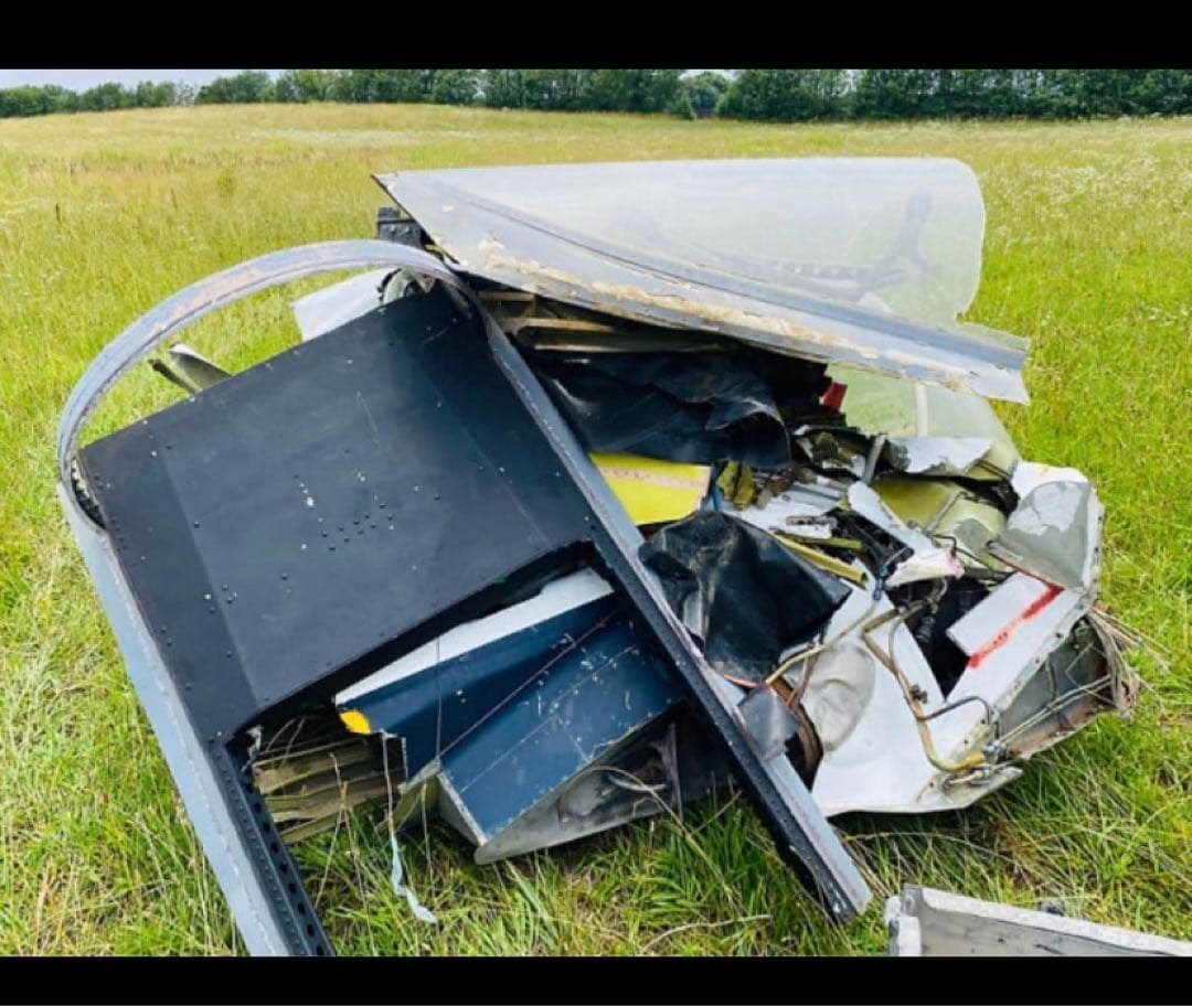 米空軍 戦闘機 F-15 イーグル キャノピー 実機タグ キーホルダー