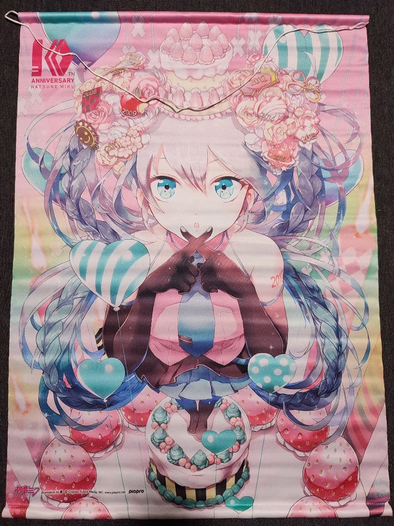 初音ミク　20th anniversary　タペストリー