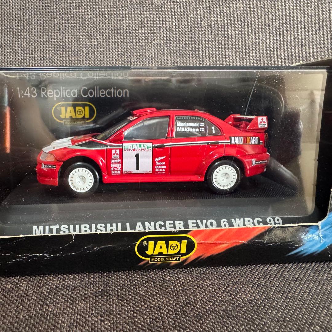 ミニカー MITSUBISHI LANCER EVO 6 WRC 99 1:43