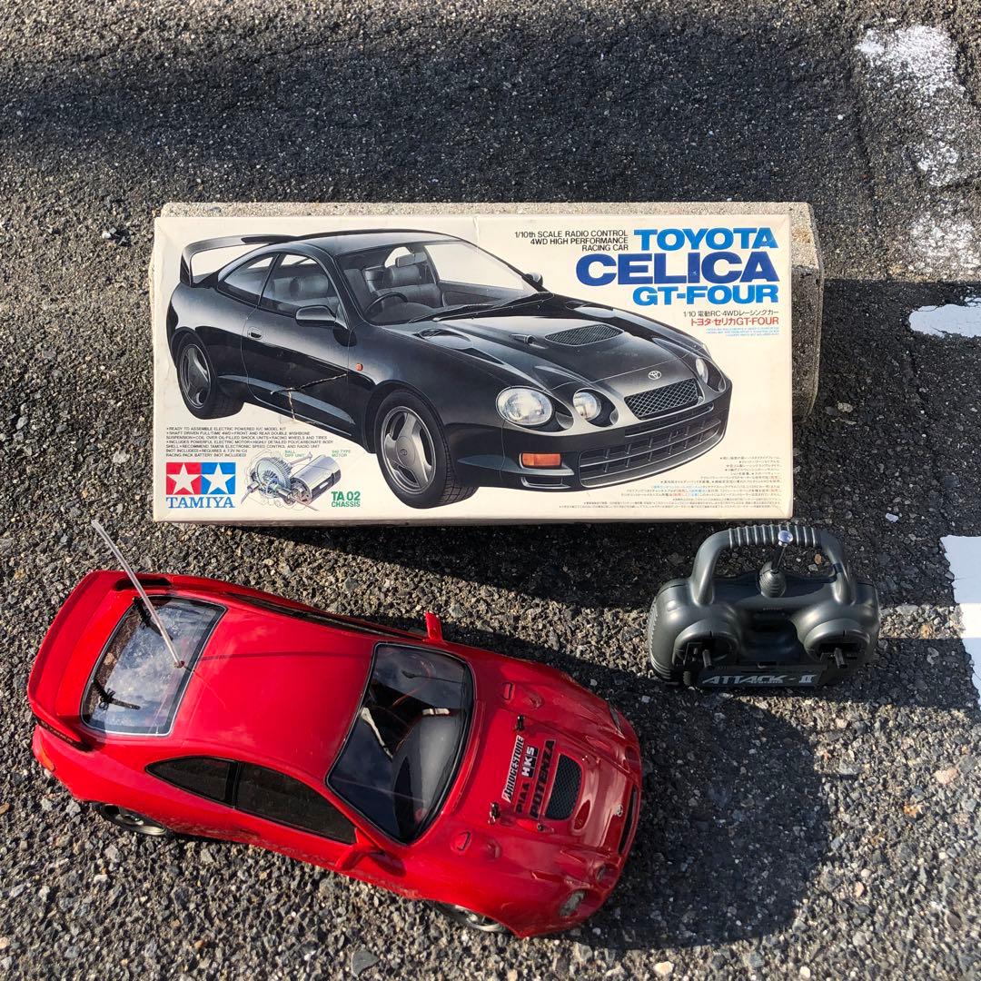 タミヤ トヨタ セリカ GT-FOUR 1/10 RCカー プロポ付 走行可能