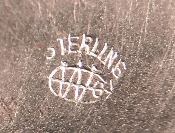 【 スターリングシルバー・ジャムポット 】　20世紀前期　ウェブスター社