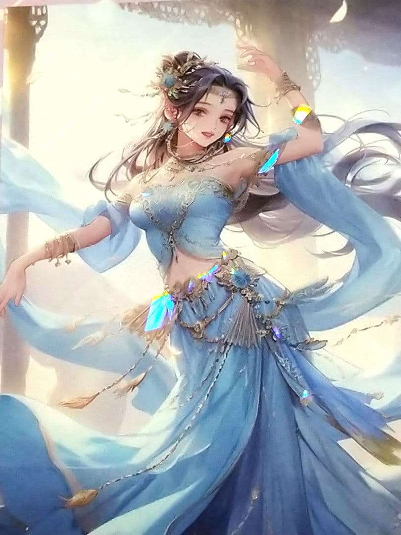 のこり１✩廃盤品✩J869＃漫舞轻纱(贝壳光)切り売り海外人物女の子AIマステ