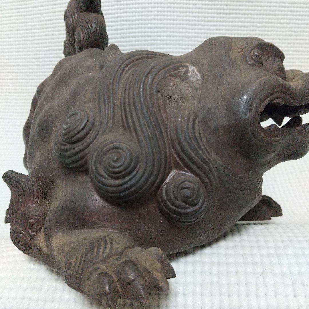 威風堂々〈木村長十郎友敬 作／獅子〉備前焼