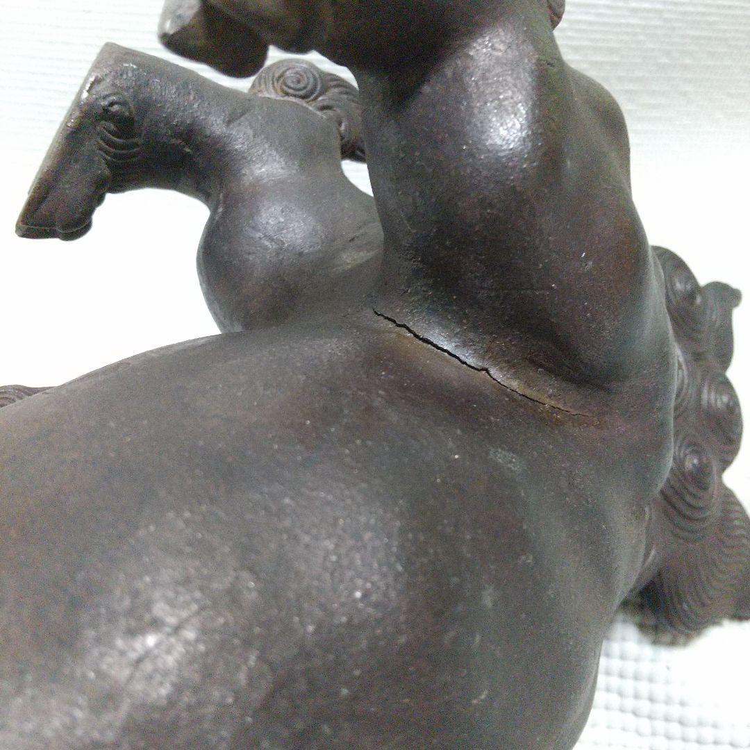 威風堂々〈木村長十郎友敬 作／獅子〉備前焼