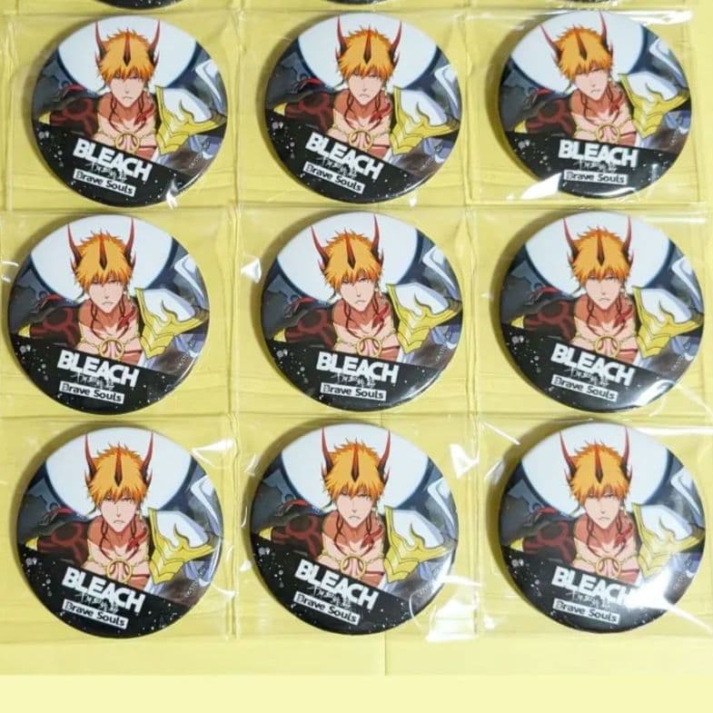BLEACH 黒崎一護 ブレソル 缶バッジ 16点