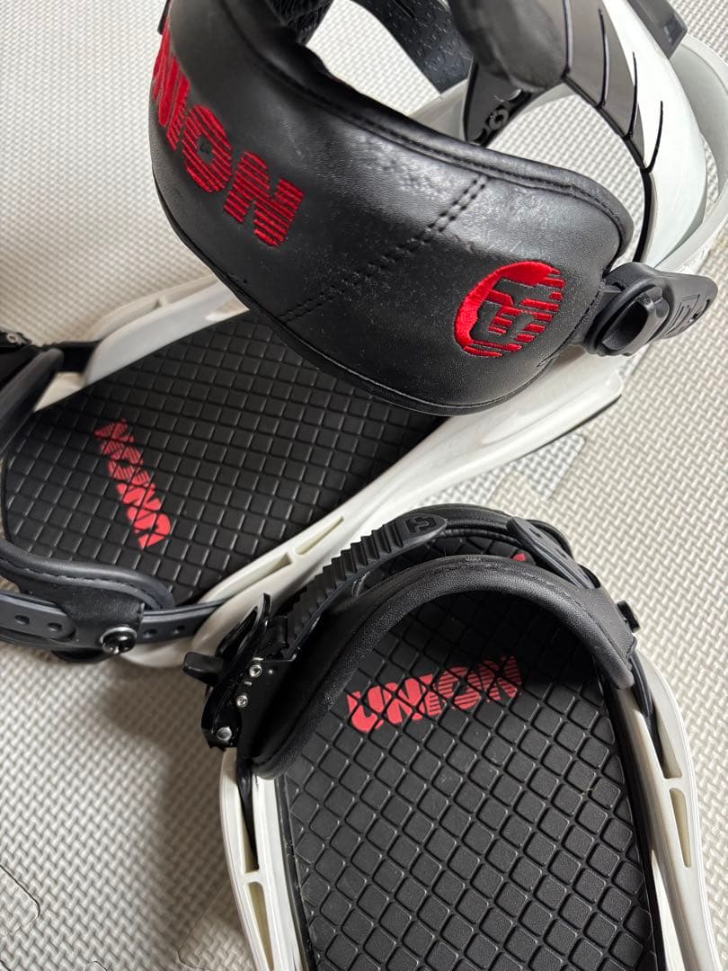 UNION スノーボードビンディング ブラック/レッド大幅値下げ