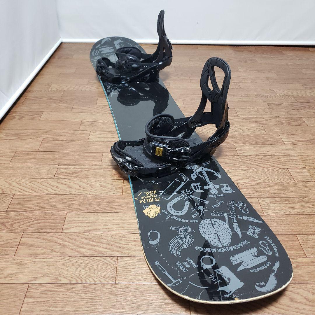 専用 FORUM SALOMON 154cm スノーボードセット