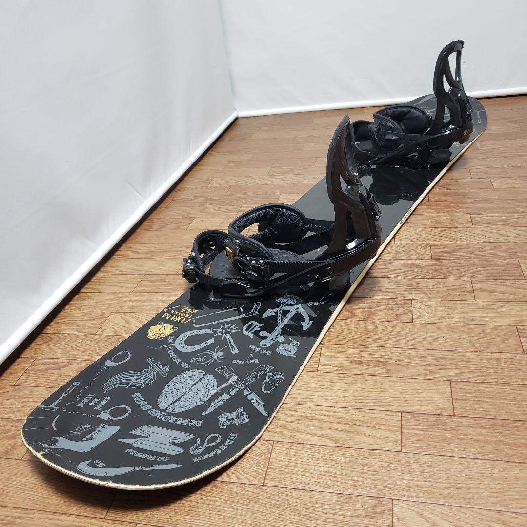 専用 FORUM SALOMON 154cm スノーボードセット