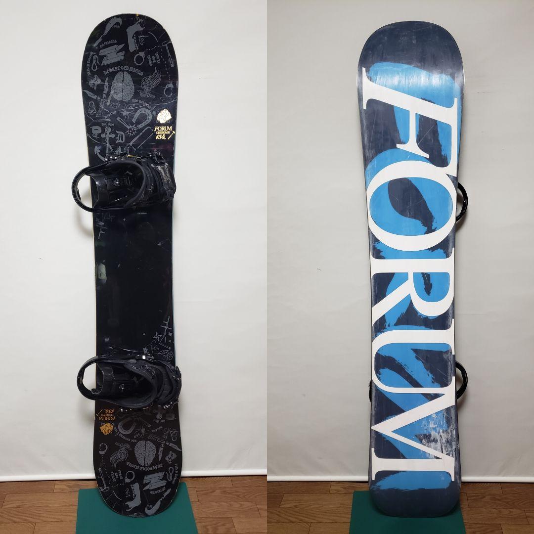 専用 FORUM SALOMON 154cm スノーボードセット