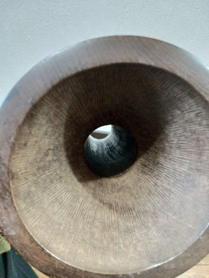 和楽器 小鼓胴 唐草蒔絵