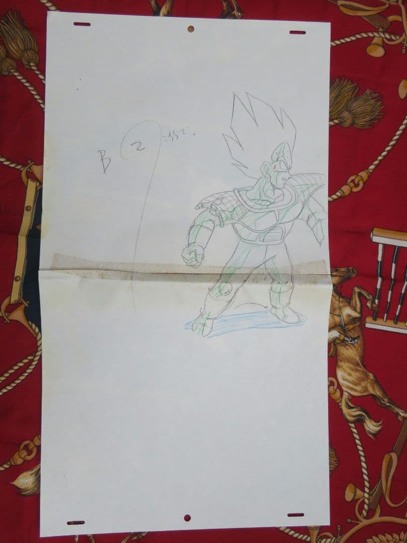 メ*ロ様 ドラゴンボール セル画 原画 ベジータ クリリン 悟飯 当時物