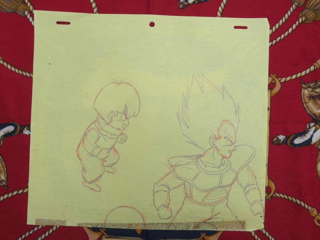 メ*ロ様 ドラゴンボール セル画 原画 ベジータ クリリン 悟飯 当時物