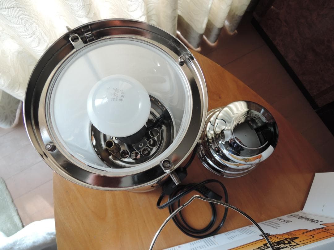 【新品】Petromax HK500 エレクトロ(躯体ニッケル色) 電球ランタン