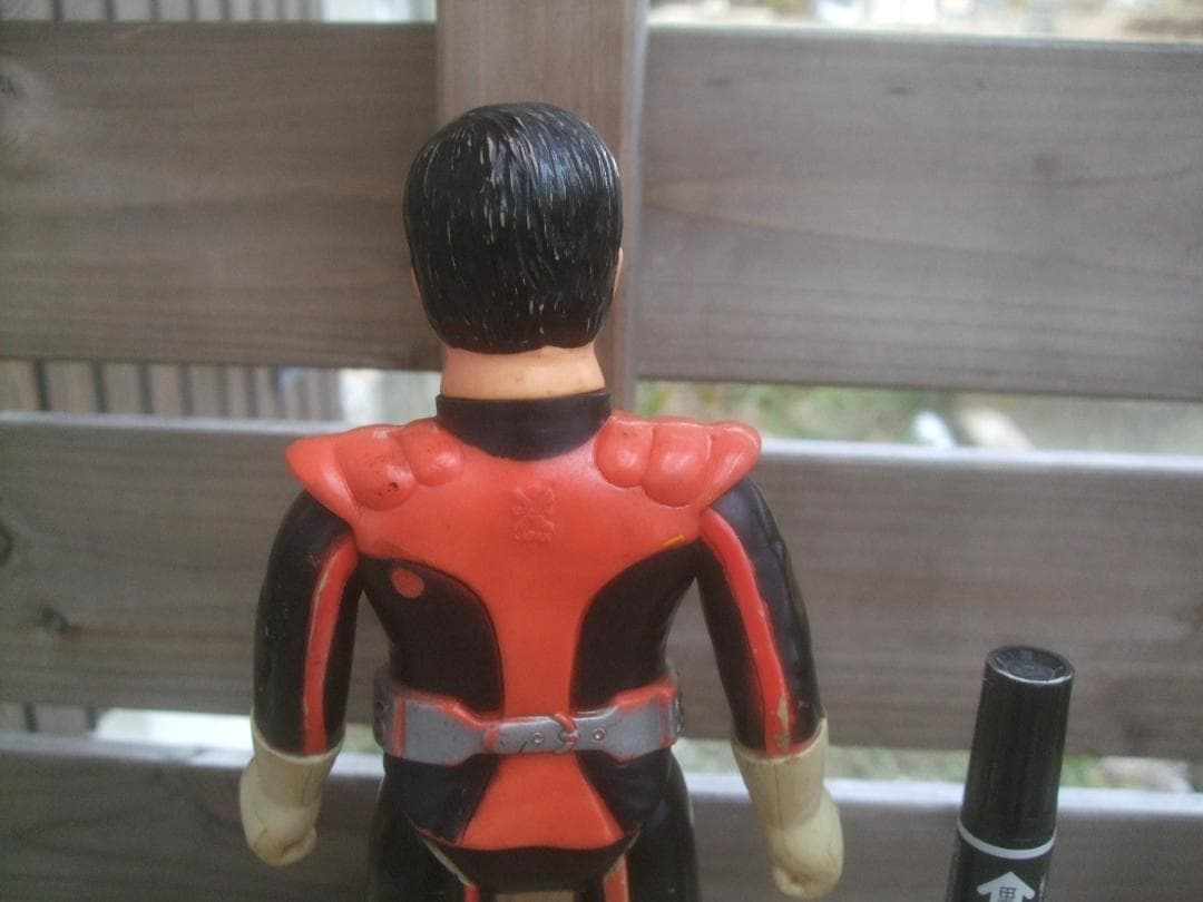 当時物★旧バンダイ・仮面ライダーストロンガー★ソフビ