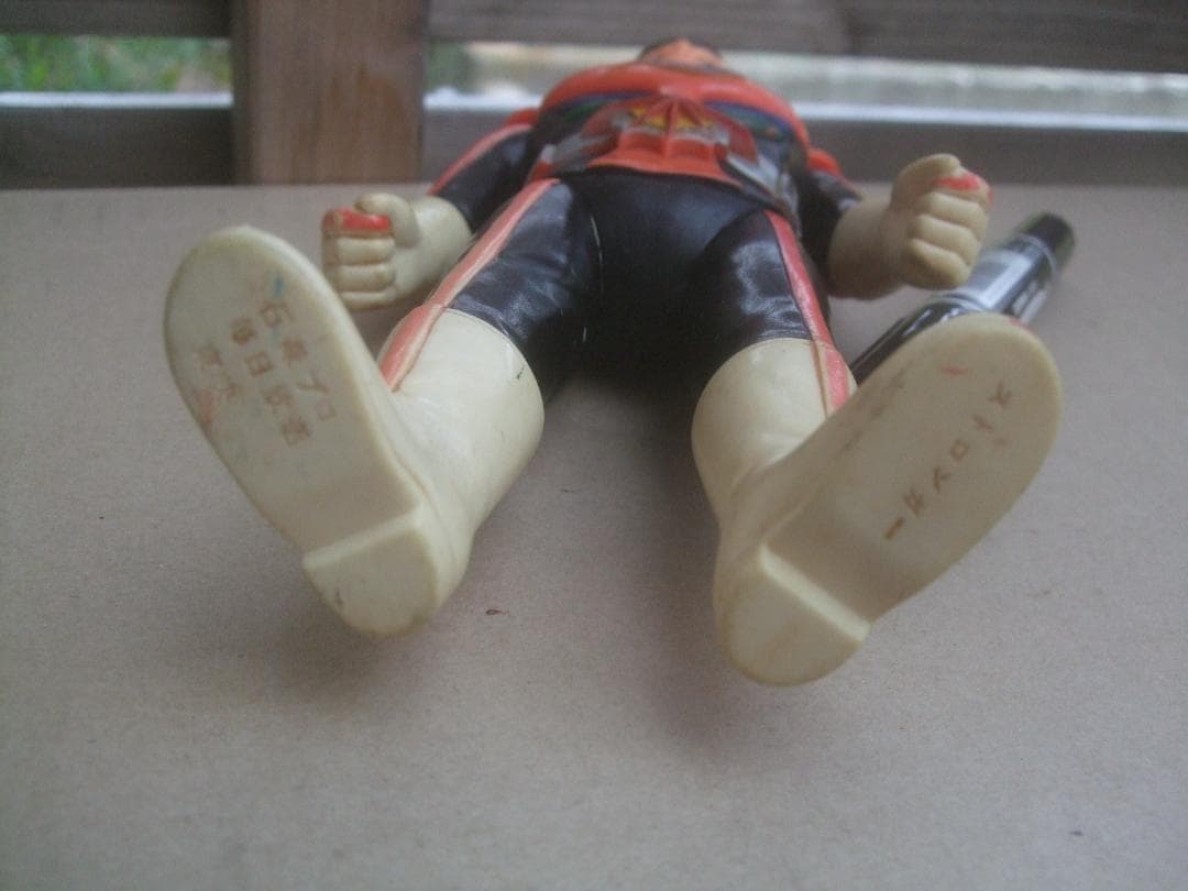 当時物★旧バンダイ・仮面ライダーストロンガー★ソフビ