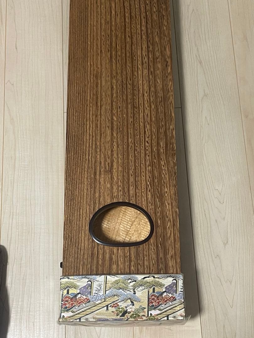 【最高級】13弦琴 くり甲 綾杉彫 平安絵巻蒔絵 金口・柏葉彫金 演奏会用