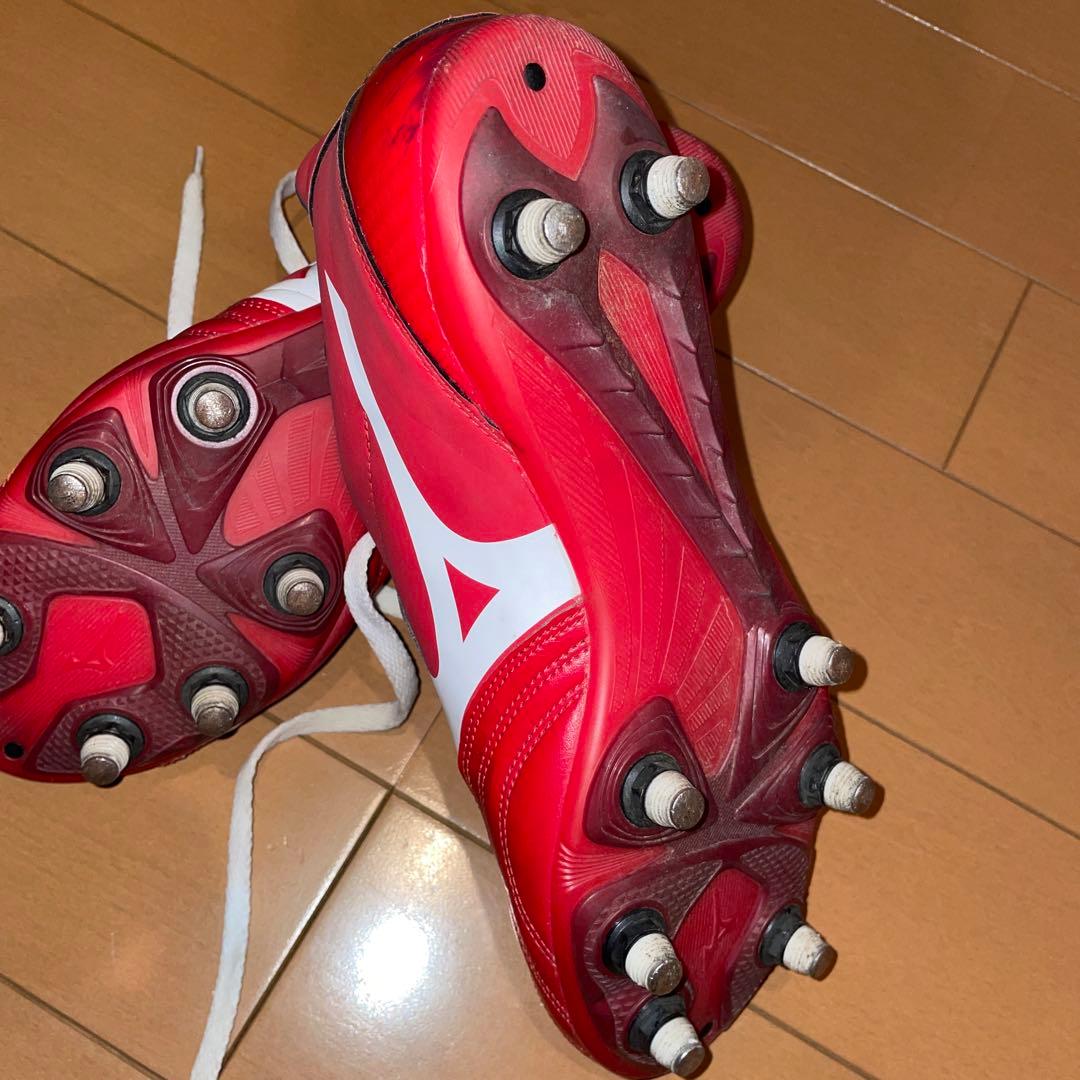 ミズノラグビースパイクワイタンギPS 27.5cm ワイド幅4E 撥水加工済み