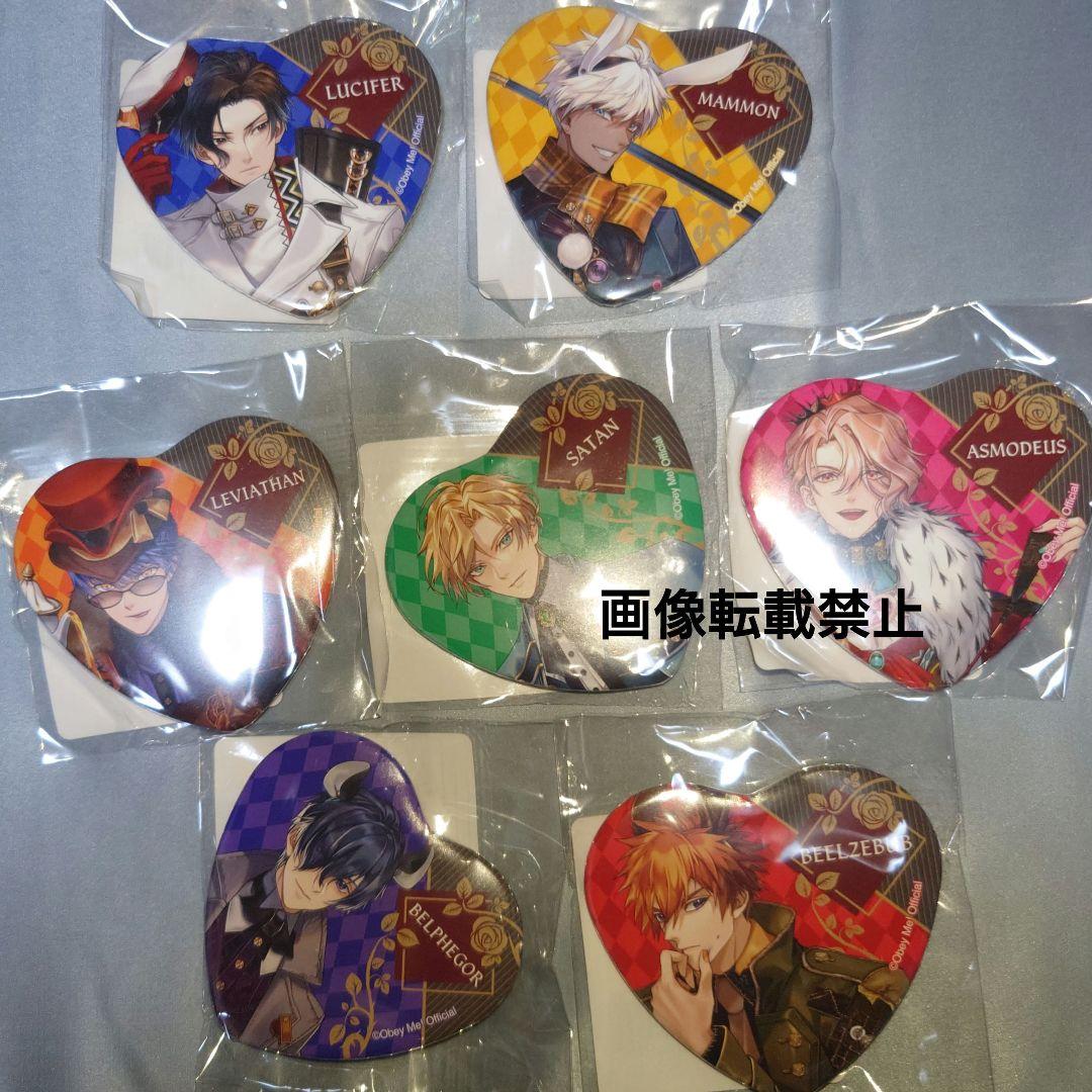 Obey me! DMMスクラッチ　缶バッチ　コンプリート