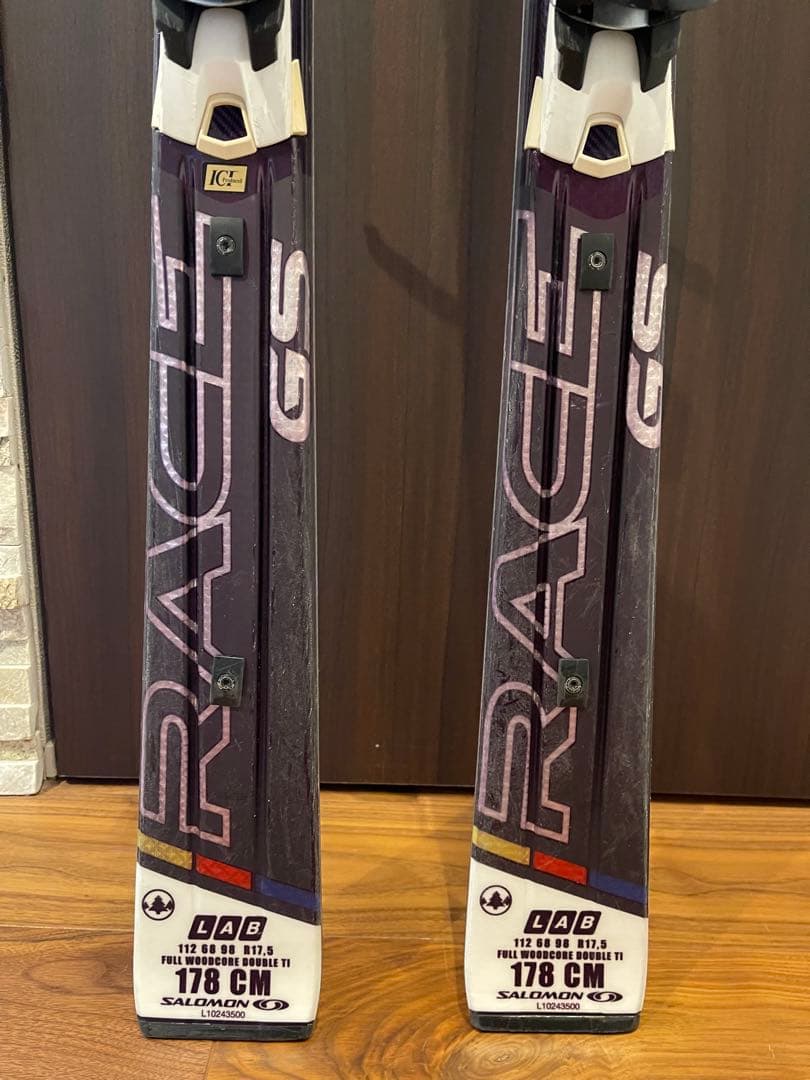 SALOMON スキー板 2V RACE GS LAB 178cm ビンディング