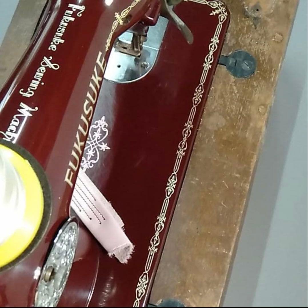 福助ミシン アンティーク FUKUSUKE 普通～革 帆布 レザー 手芸