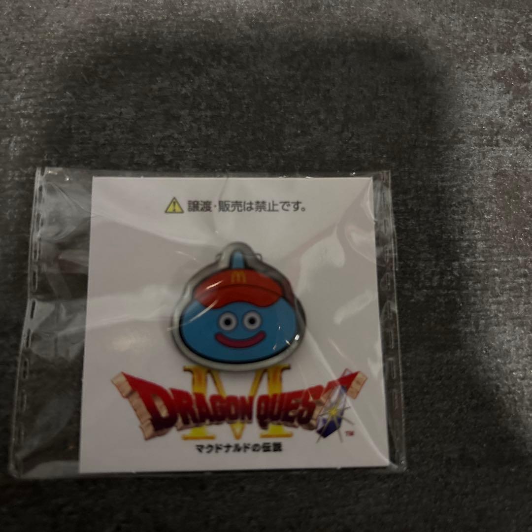 ドラゴンクエスト スライム ピンバッジ マクドナルド　未開封