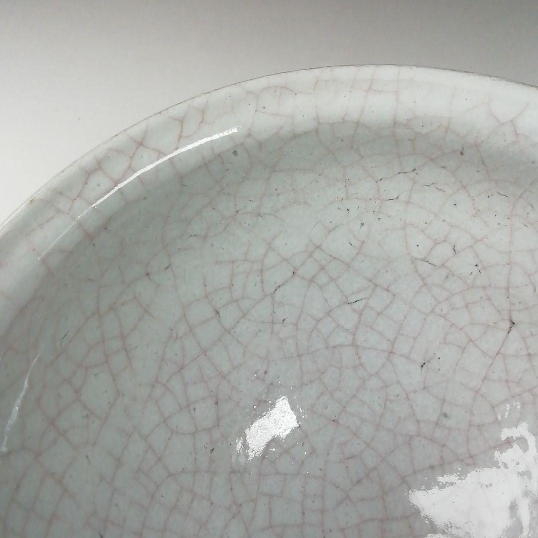 Ｔ７７９　茶碗　『白天目茶碗』『高麗陶房　宮岡英夫』　共箱　抹茶碗　茶道具