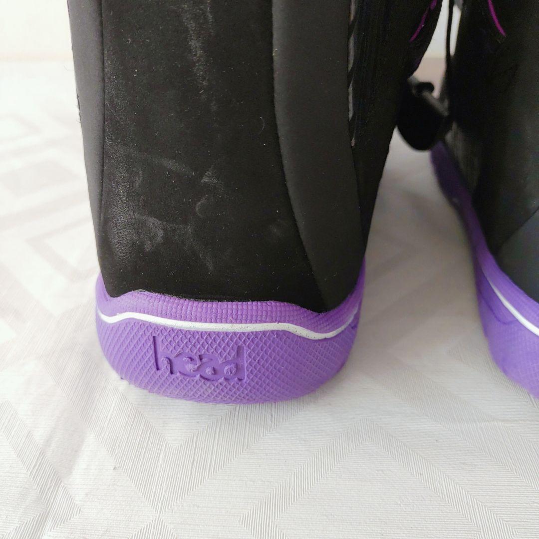 【美品】　HEAD two BOA 25㎝　スノーボードブーツ　レディース