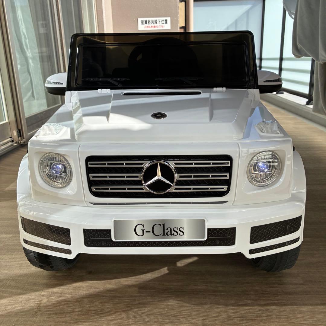 電動乗用ラジコン メルセデス ベンツ G500 Gクラス ゲレンデ ホワイト