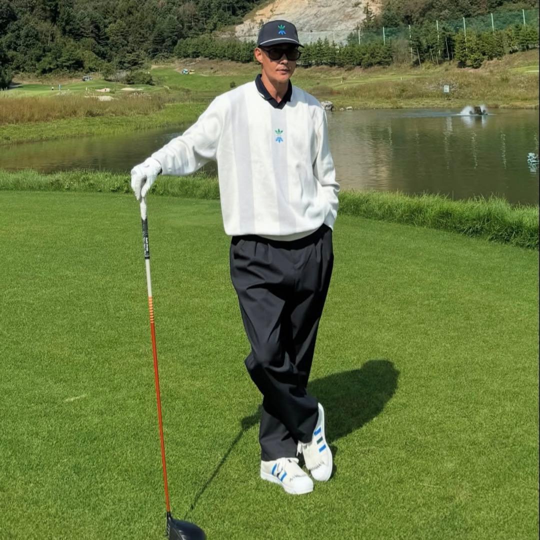 アディダス ゴルフ ローリング リンクス 88 チノ パンツ 黒 ウェア