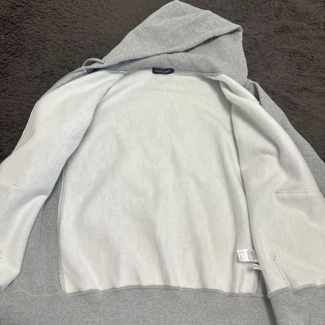 GOOLD GOLF ROCKERS フルジップパーカー グレー