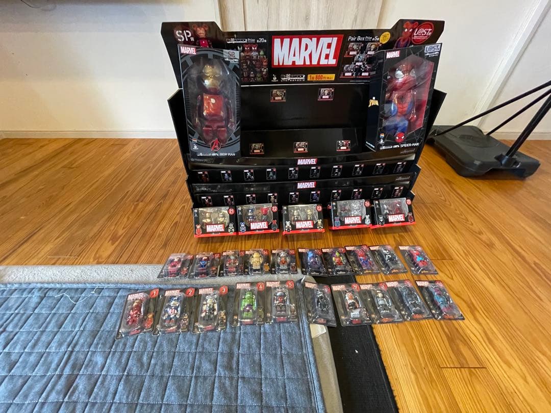 アイアンマンMARVEL / Happyくじベアブリック400%