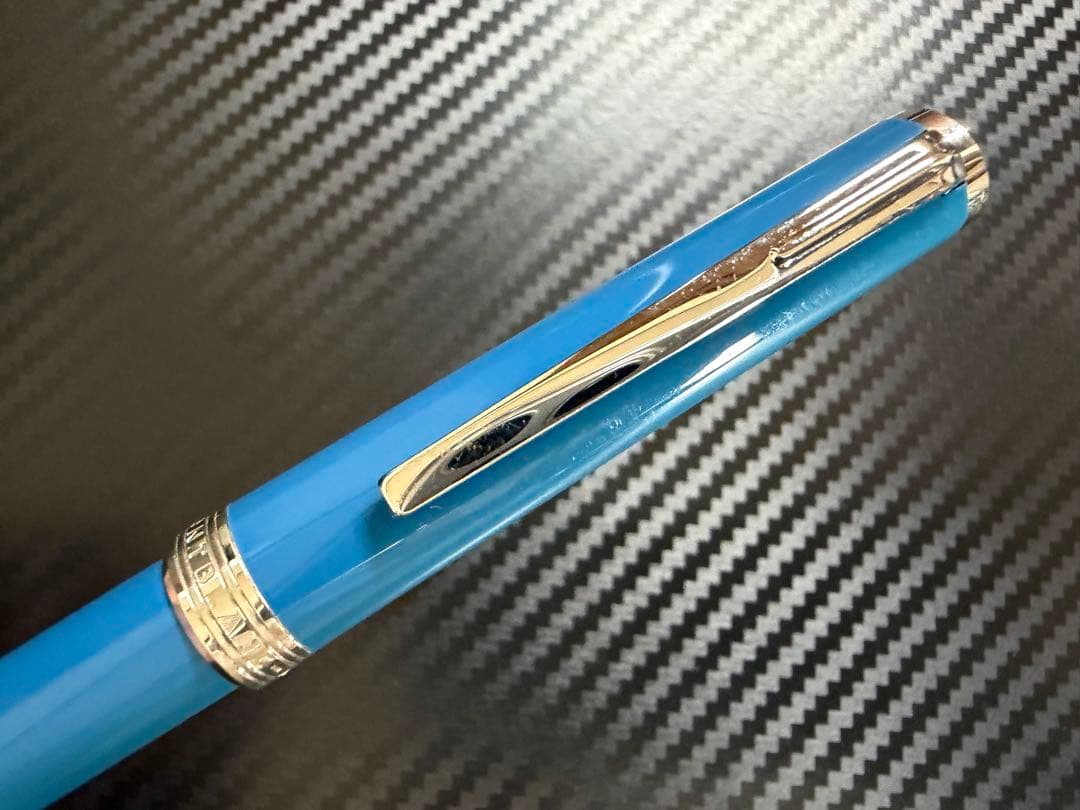 未使用に近い モンブラン PIX ボールペン ペトロールブルー