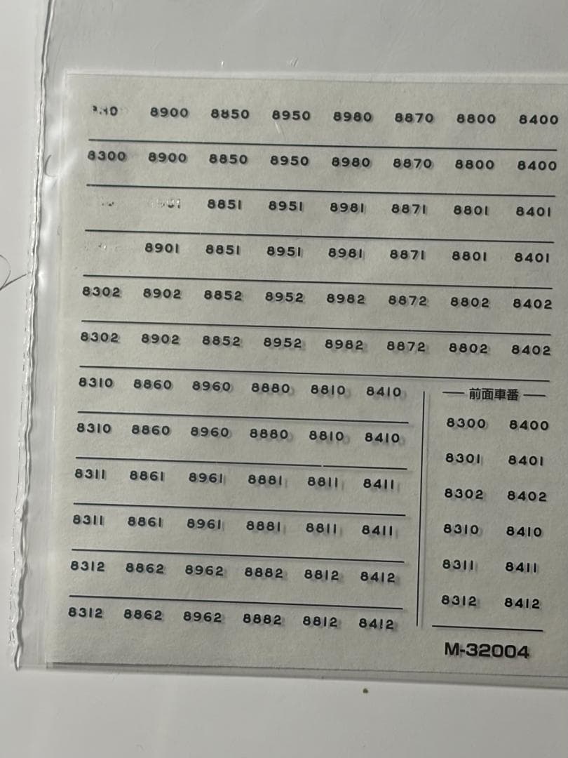 GREENMAX　阪急8300系（1次車・白ライト）　8両編成セット 動力付き