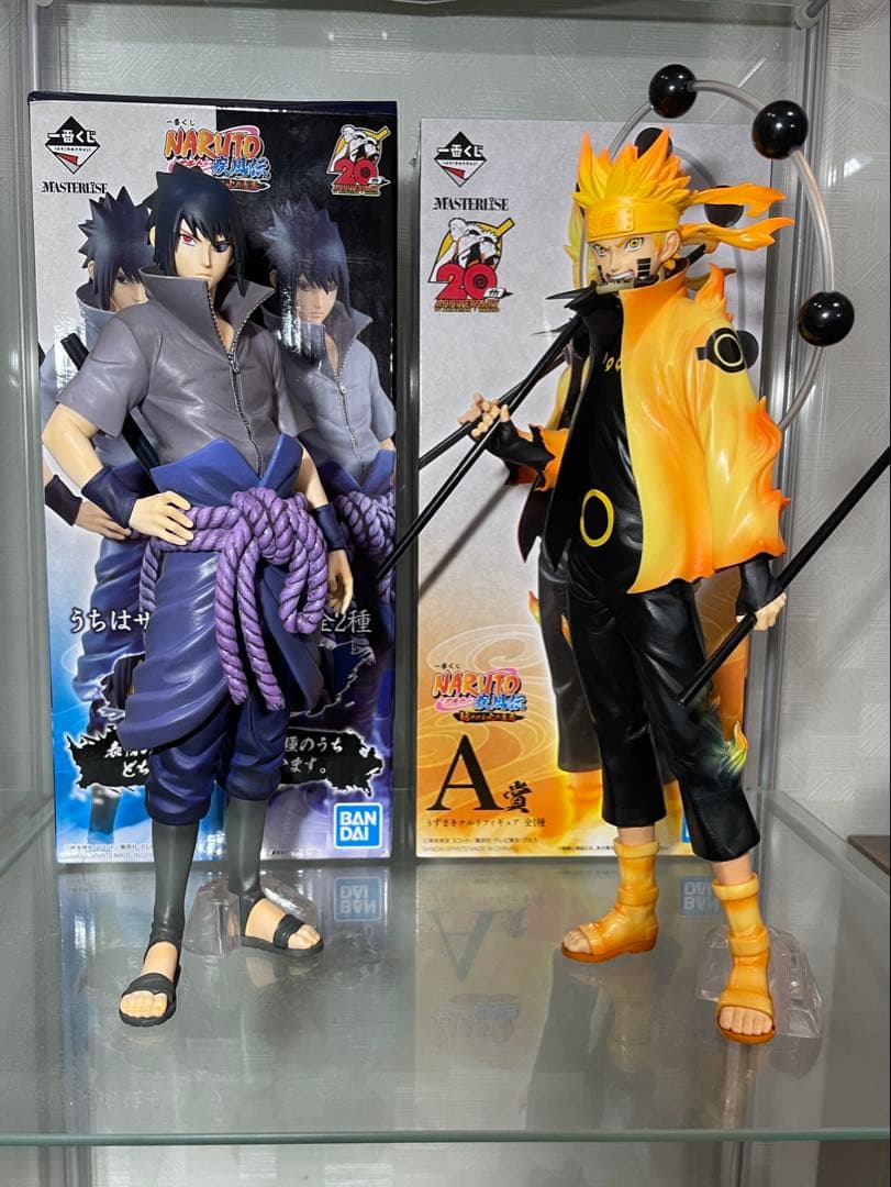 NARUTO 一番くじ 紡がれる火の意志　ナルトとサスケ（輪廻眼） 初版