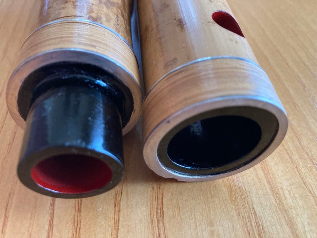 琴古流尺八　月舟銘二尺管 二印