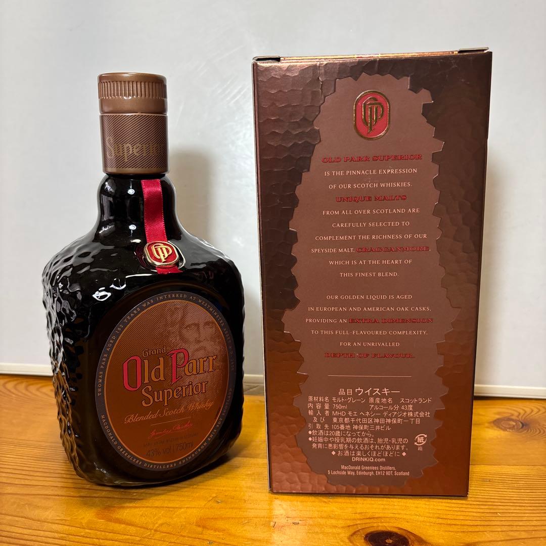 オールドパー スーペリア スコッチ ウイスキー 750ml 43% 箱付