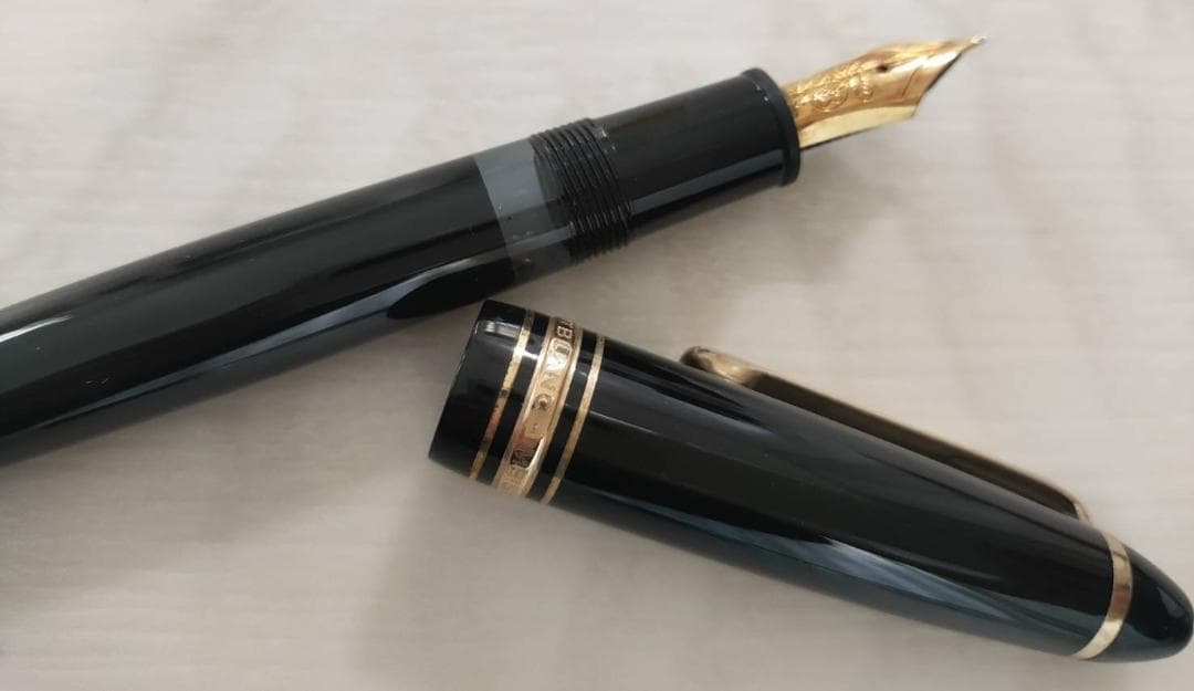 新品同様 モンブラン マイスターシュテュック146 万年筆 1970 全金14K