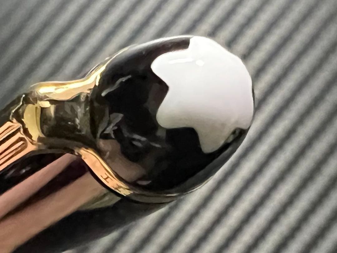 モンブラン 極美品 144 万年筆 EF ブラック 中白