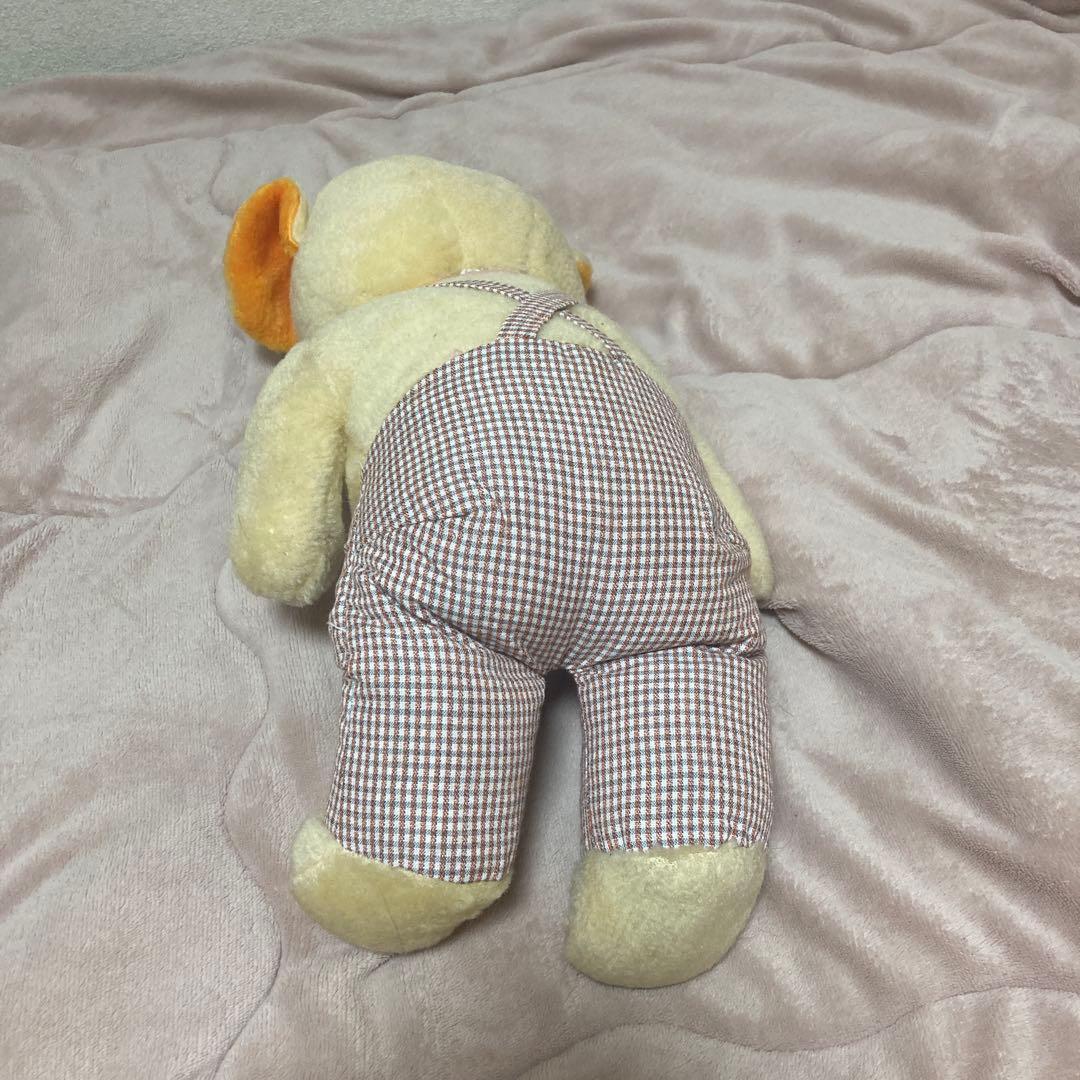 昭和レトロ　ヴィンテージ メーカー名不明　クマ　おがくず　ぬいぐるみ　中古品