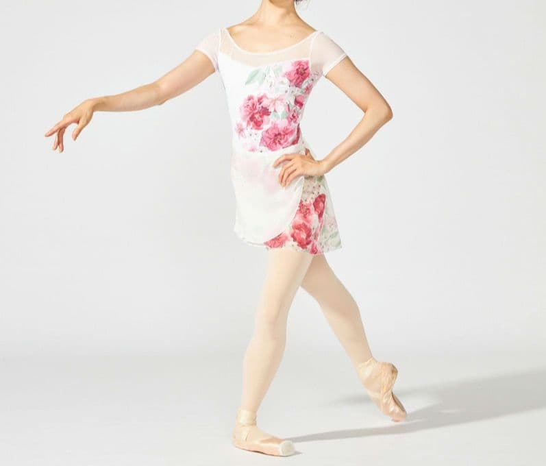 お値下げ 　チャコット　永久メイ　レオタード　キャップスリーブ　Lサイズ