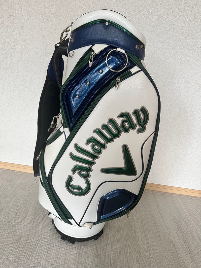 Callaway キャディバッグ ホワイト/グリーン/ブルー
