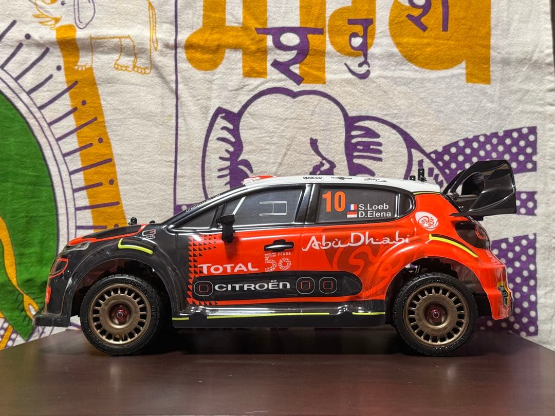 タミヤTT-02ベースラリーカー シトロエンC3WRCオリジナル OP、プロポ付