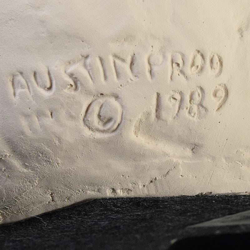 オースティン・スカルプチャー　石膏オブジェ　女の子　置物　箱付　N　7130C