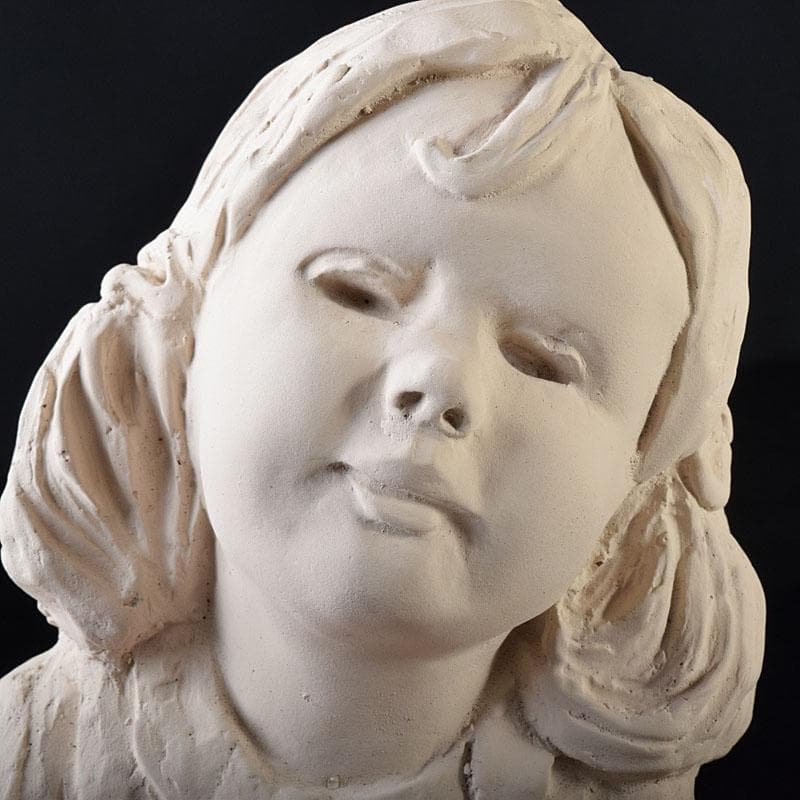 オースティン・スカルプチャー　石膏オブジェ　女の子　置物　箱付　N　7130C