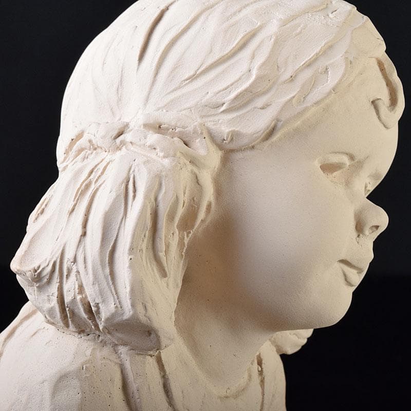 オースティン・スカルプチャー　石膏オブジェ　女の子　置物　箱付　N　7130C