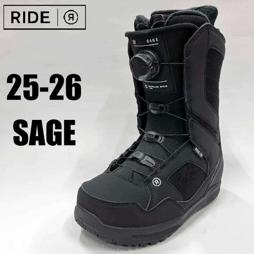 【新品】25-26 RIDE SAGE 23.5cm 女性用スノーボードブーツ
