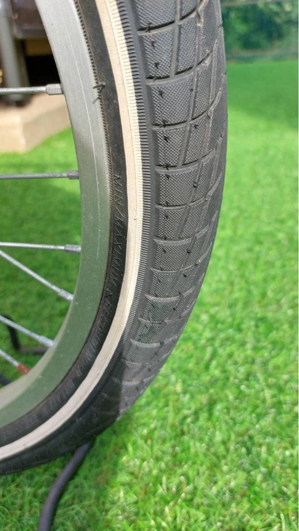 直接取引限定！　チャイルドシート付　自転車　美品　山口県　アイボリー