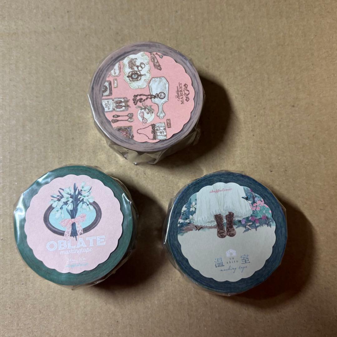 オカッパラバーさん　マスキングテープ　セット　F