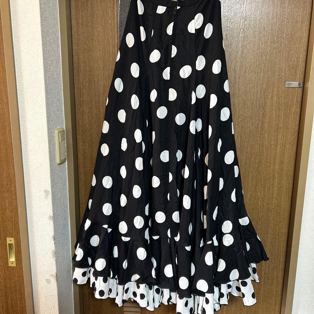 フラメンコ衣装 ツーピース ドレス Mくらい